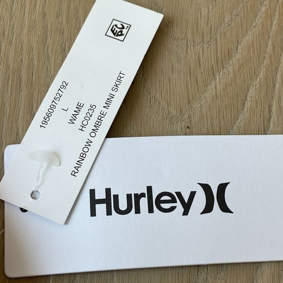 Hurley Womens Large Ombre Rainbow Cover Up Mini Skirt Stretch - Picture 5 of 10